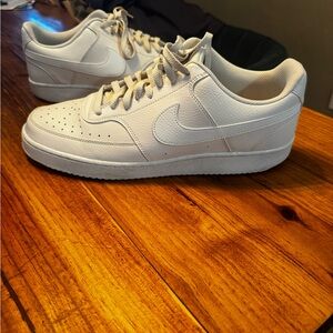 Nike White Low-Top Sneakers